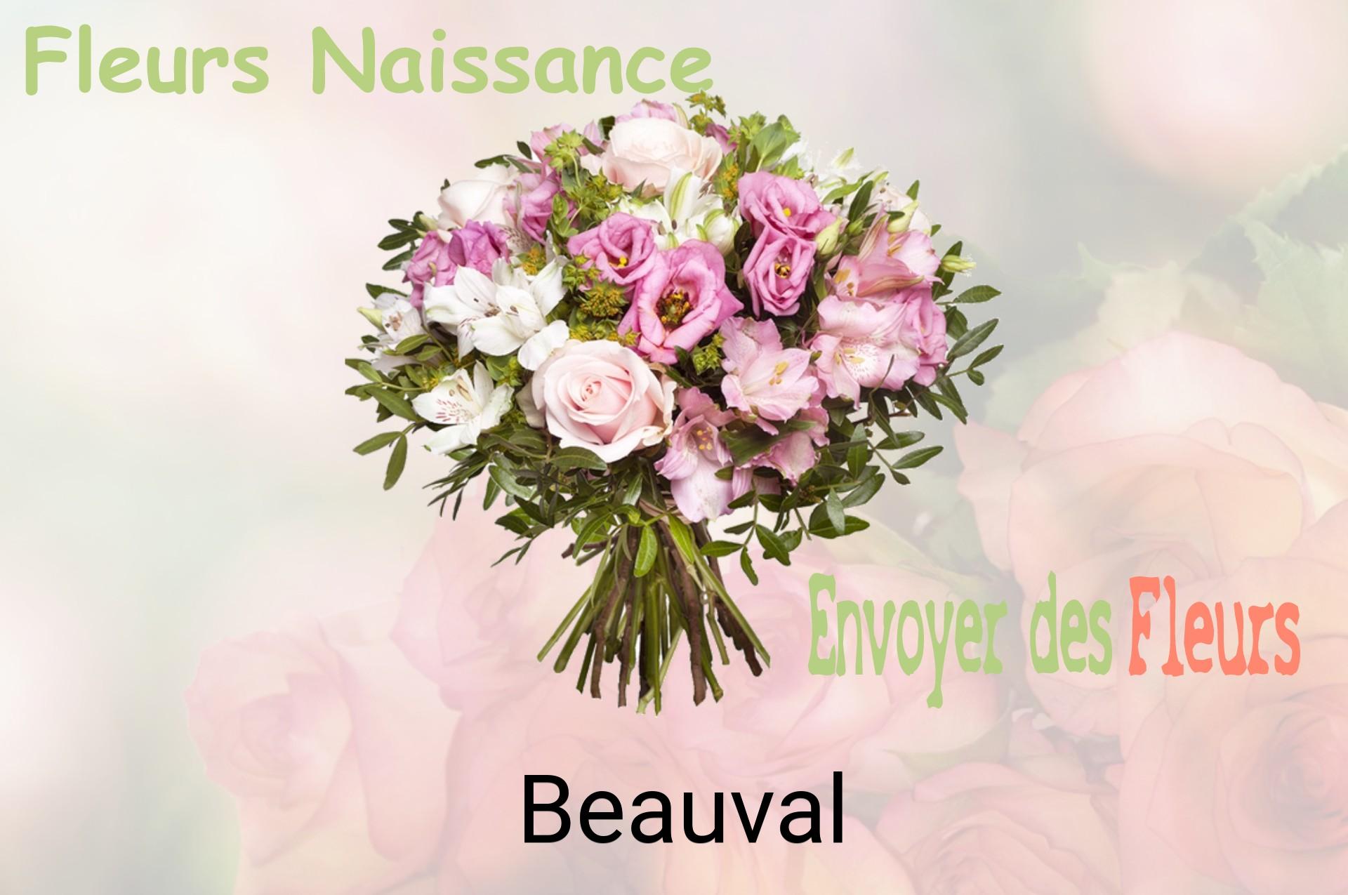 Bouquet de fleurs de naissance livré à Beauval